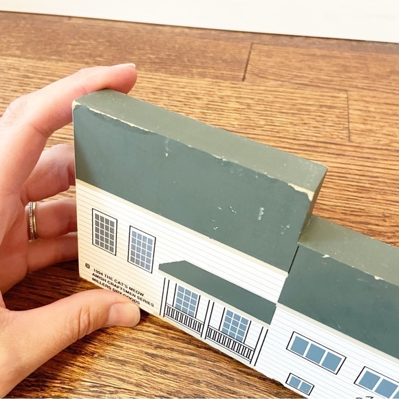 The Cat’s Meow | Vintage 1994 Amish Craftsman Series Millers Dry Goods Wooden - Picture 8 of 8